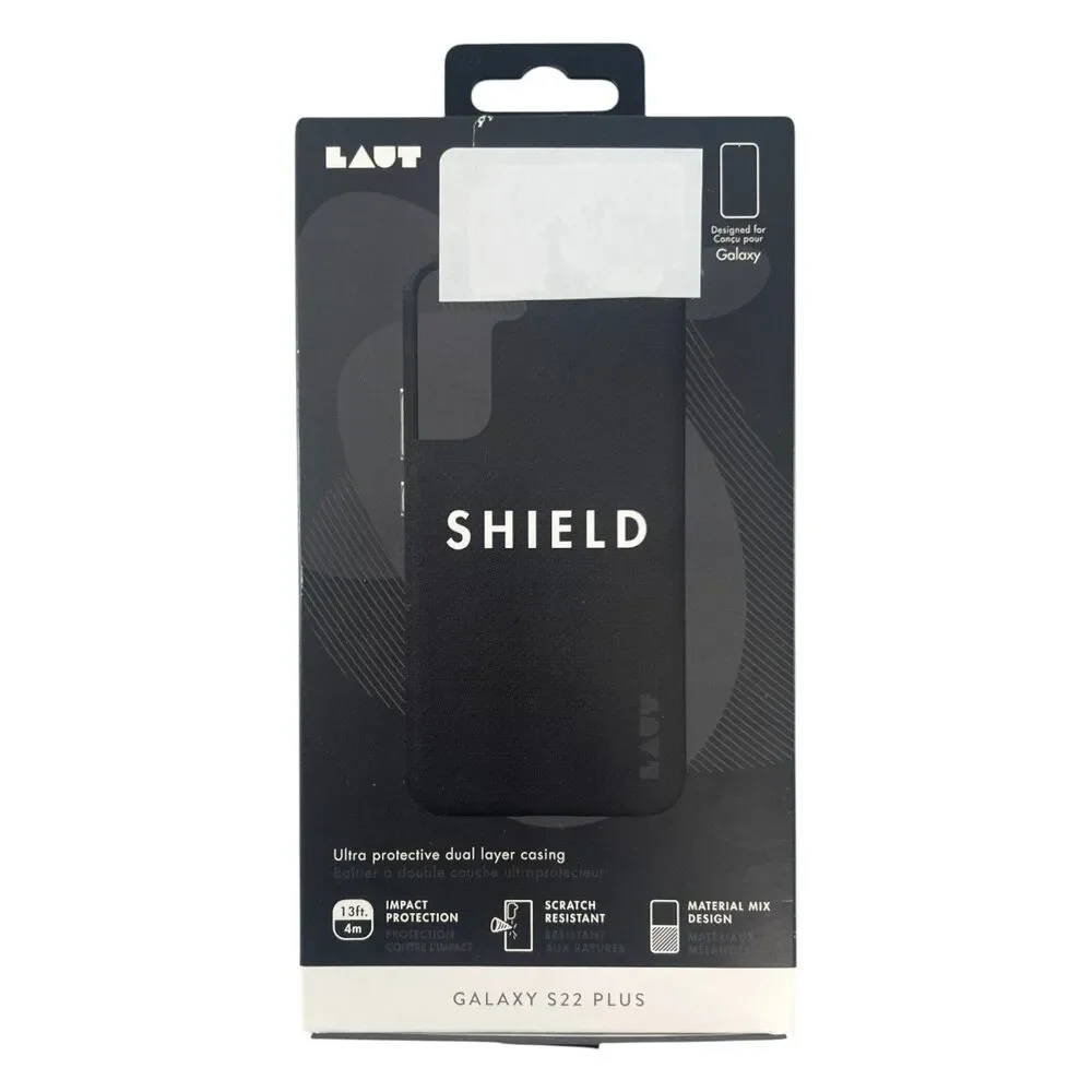 LAUT SHIELD Case Samsung Galaxy S22 Plus Black New